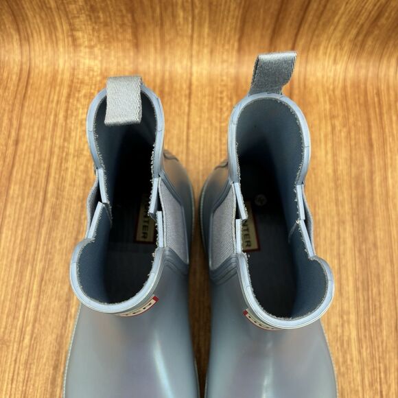 HUNTER Original Nebula Waterproof Chelsea Boot Blue Thistle US 10 / UK 8 / EU 42 - Picture 7 of 11
